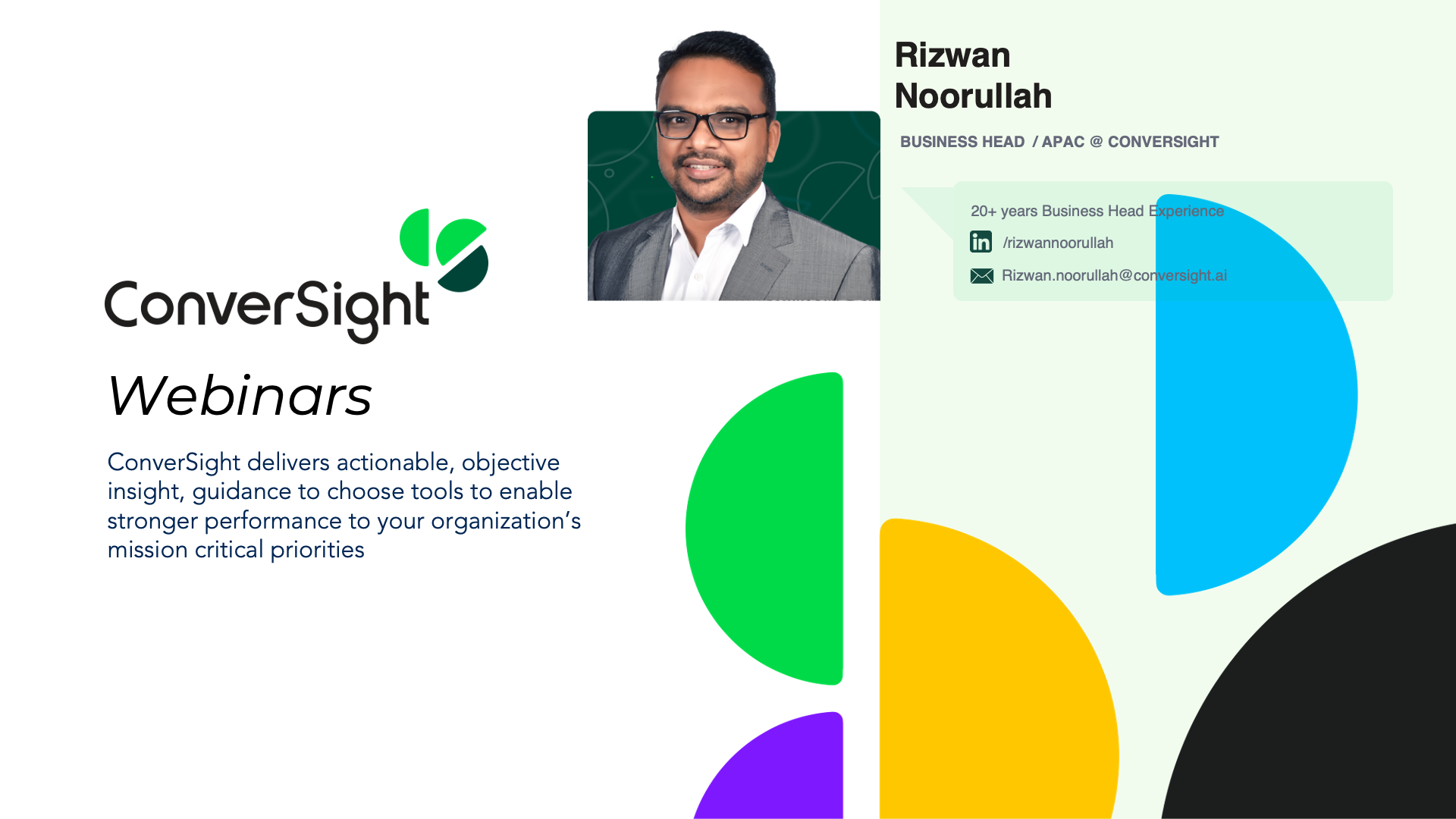 Generative AI and Integrated Analytics with ConverSight GPT