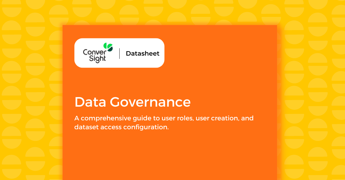 Data Governance - Datasheet