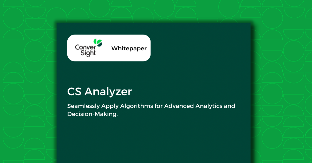 Seamlessly Apply Algorithms for Advanced Analytics and Decision-Making.