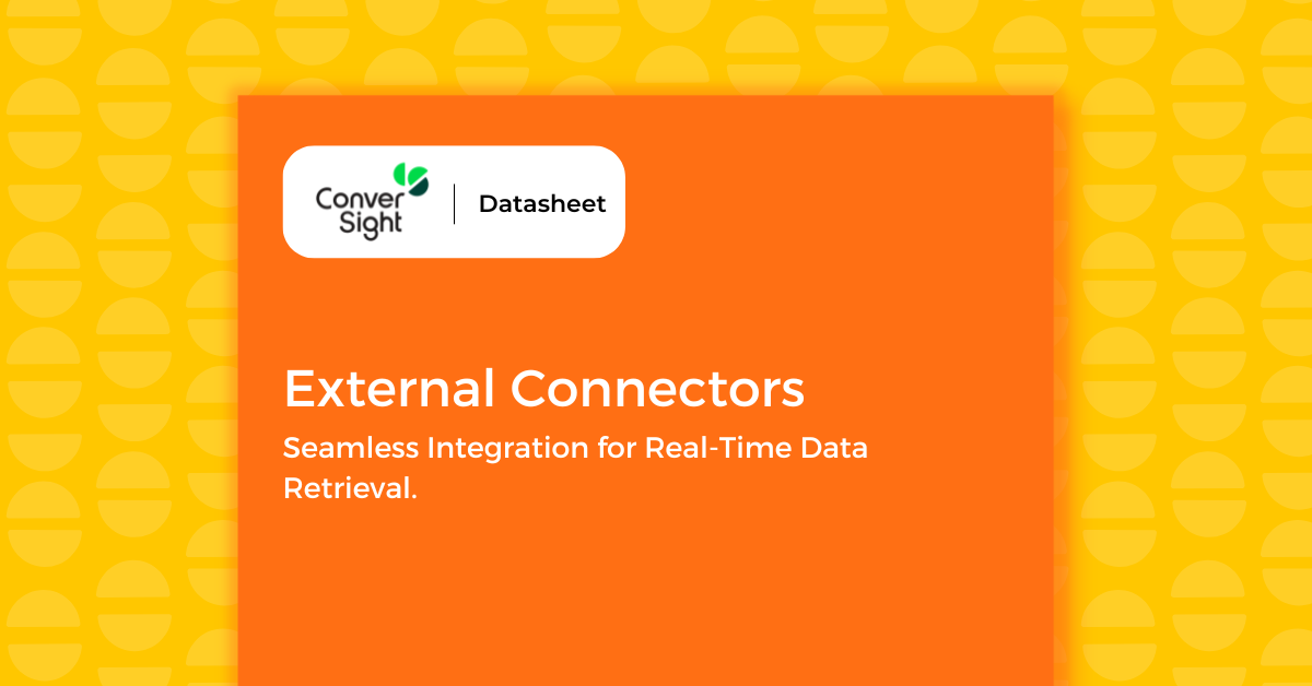 External Connectors - Datasheet