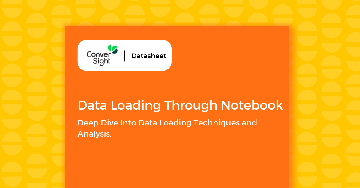 Data Loading Through Notebook - Datasheet