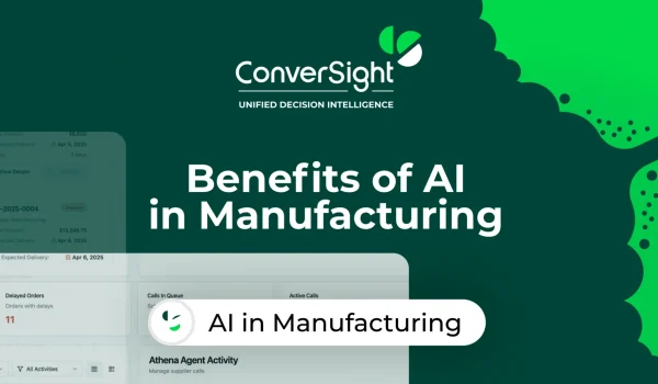 Benefits of AI in Manufacturing