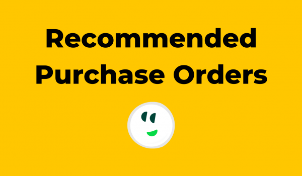 recommended purchase orders